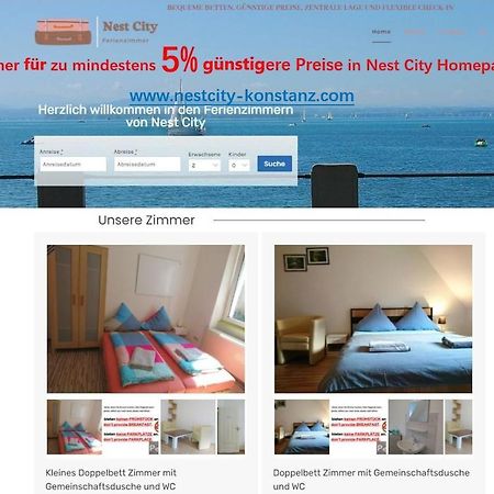 Nest City - Not A Hotel, Private Room With Shared Showers, No Parking, Breakfast, Or Kitchen, Towels Available For A Fee, Check-In 4 Pm To 11 Pm Konstanz Exterior photo